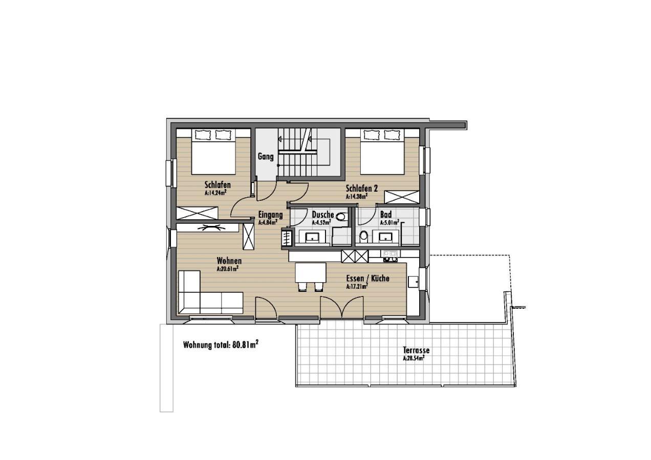 Suot Crapalb Apartment Samnaun Ngoại thất bức ảnh